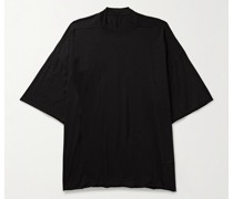 Tommy T-Shirt aus Baumwoll-Jersey in Stückfärbung