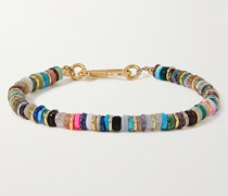 Rio Armband mit mehreren Steinen und vergoldeten Details