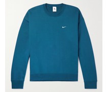 Solo Swoosh Sweatshirt aus Jersey aus einer Baumwollmischung mit Logostickerei
