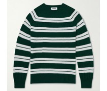 Suedehead Striped Wool Sweater