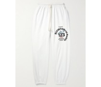 Schmal zulaufende Jogginghose aus Baumwoll-Jersey mit Logoprint
