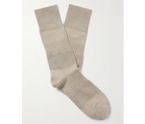 Strukturierte Stricksocken