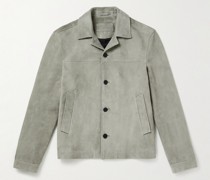 Jacke aus Veloursleder