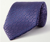 Krawatte aus Seiden-Jacquard, 8,5 cm