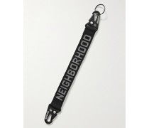 Schlüsselanhänger aus Webband mit Logo