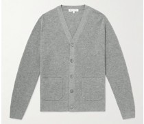 Cardigan aus Kaschmir in Rippstrick