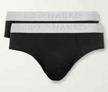 Essentials Set aus zwei Slips aus Stretch-Baumwolle