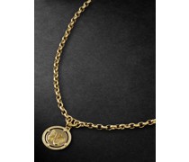Heavy 18-Karat Gold Diamond Necklace