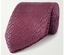 Krawatte aus Seiden-Jacquard, 8,5 cm