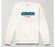 Casa Racing 3D Sweatshirt aus Biobaumwoll-Jersey mit Logoapplikation