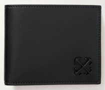 Jitney aufklappbares Portemonnaie aus Leder mit Logo
