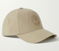Logo-Embossed Canvas Baseball Cap