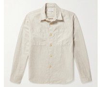Treviscoe Hemd aus einer Leinen-Baumwollmischung