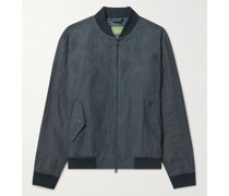 Bomberjacke aus gewachster Baumwolle