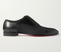 Greggo Oxford-Schuhe aus Leder und Canvas