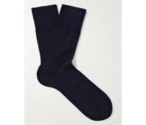 Airport Wool and Cotton-Blend Socks