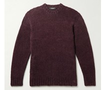 Cotton-Blend Chenille Sweater