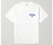 Mechanics T-Shirt aus Baumwoll-Jersey mit Print