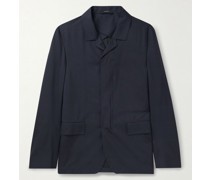 Jacke aus einer Woll-Seidenmischung