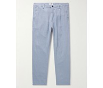 Karl 1196 schmal zulaufende Chino aus Leinen