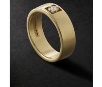 Ring aus Gold mit Diamant