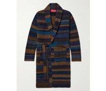 Gestreifter Cardigan aus Kaschmir