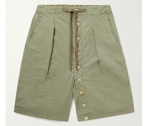Surf Cowboy gerade geschnittene Shorts aus Baumwolle