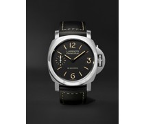 Luminor Marina 8 Days Acciaio 44 mm Uhr aus Edelstahl mit Lederarmband, Ref.-Nr. PAM00915