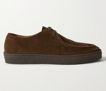 Larry Derby-Schuhe aus regeneriertem evolo®-Veloursleder