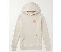 Hoodie aus Baumwoll-Jersey mit Logoprint