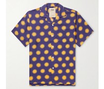 Sunday Sun Hemd aus bedrucktem Webstoff mit Reverskragen