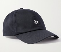 Baseballkappe aus Twill aus einer Baumwollmischung mit Logostickerei