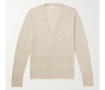 Cashmere and Linen-Blend Cardigan
