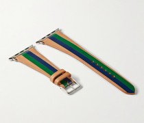 Ivy Uhrenarmband aus Leder mit Streifen