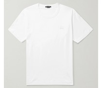 Nash T-Shirt aus Baumwoll-Jersey mit Logoapplikation