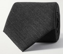 Krawatte aus Schurwolle, 6 cm