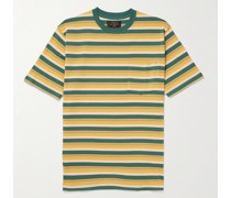 Gestreiftes T-Shirt aus Baumwoll-Jersey