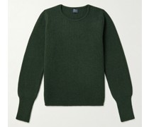 Ribbed Merino Wool and Cashmere-Blend Sweater