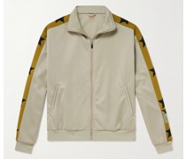 Trainingsjacke aus Jersey mit Webband