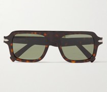 DiorBlackSuit N2I Sonnenbrille mit eckigem Rahmen aus Azetat in Schildpattoptik