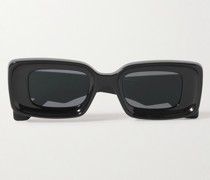 Anagram Sonnenbrille mit rechteckigem Rahmen aus Azetat
