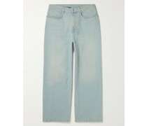 Weit geschnittene Jeans aus Stretch-Denim