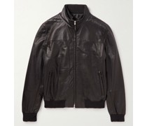 Jacke aus vollnarbigem Leder