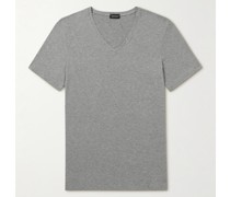 Superior Mercerised Stretch-Cotton T-Shirt