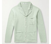 Pub Jacket Cardigan aus einer Leinenmischung