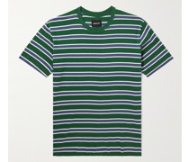 Gestreiftes T-Shirt aus Baumwoll-Jersey