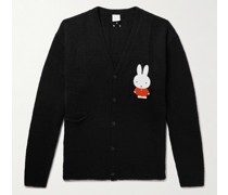 + Miffy Strick-Cardigan mit Applikation