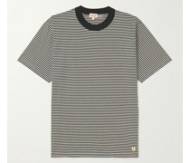 Gestreiftes T-Shirt aus Baumwoll-Jersey