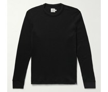 Legend™ T-Shirt aus einer Pima-Baumwoll-Modal-Mischung mit Stretch-Anteil in Waffelstrick