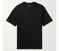 T-Shirt aus Jersey mit Logomuster